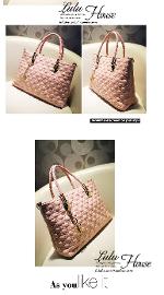 หมดค่ะ กระเป๋าLulu House รุ่น L105-02PeachR กระเป๋าแฟชั่น เรานำเข้าของแท้ 100% งานเนี๊ยบ